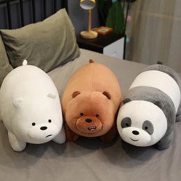 Giant 3 Colours Bear Plush Toys Children Stuffed Animal Cartoon Anime Figure Doll Soft Sleep Pillow Cute Kids Birthday Gift 240223