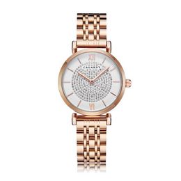 38% OFF watch Watch Women Luxury Fashion Casual Diamonds Womens Quartz montre femme Clock Rose Gold Stainelss Steel Wristwatch reloj de lujo