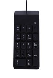 Number USB Wire Mini Keyboard for Laptop Desktop PC Pro Computer Numpad Keyboard 18 Keys Keyboard Universal6247026