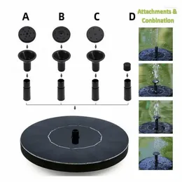 Garden Decorations Mini Solar Water Fountain Pool Pond Waterfall Decoration Outdoor Bird Bath Powered Floating