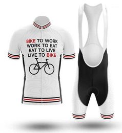 Racing Sets SPTGRVO Lairschdan White Bicycle Clothing Set Men039s Cycling Suit 2021 Summer Women Bike Outfit Jersey Kit Cycle C9215917