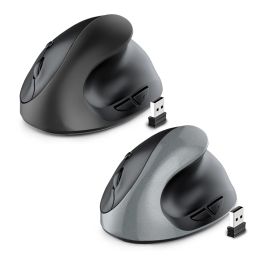 Mice Vertical Wireless Mouse Handheld Mouse Ergonomic Mouse 1xAA Battery Powered 6 Buttons Mice 1600Dpi for Notebook Computer