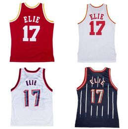 Stitched basketball jersey 17 Elie 1993-94 mesh Hardwoods classic retro jersey men women youth S-6XL