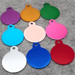 Tags Wholesale 100Pcs Name ID Pendant Necklace Collars Accessories Tags Dog ID Pet Cat Collar Kitten Puppy Laser Engraving