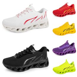 2024 men women running shoes Black White Red Blue Yellow Neon Grey mens trainers sports outdoor athletic sneakers GAI color81