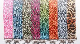 10pcslot cartoon Leopard print Mobile Phone lanyard Cell Phone Straps Charms Key chain straps small Whole 912769210