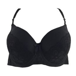 Super Big Cup Bra DD DDD E F Unlined Polyester Nylon Full Coverage Underwired Supportive Bras Plus Size Brassiere 4048 bh Z107235908