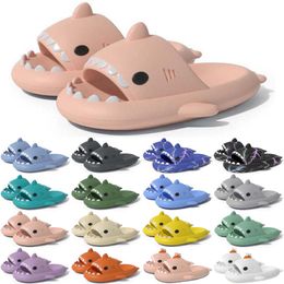 Free Shipping Designer shark slides sandal slipper sliders for men women GAI sandals pantoufle mules men women slippers trainers flip flops sandles color47