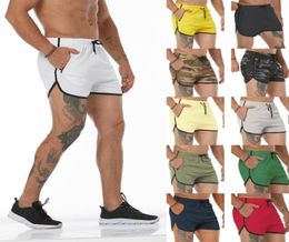 Running Shorts AYJK7 Men039s Fitness Pants Quickdrying Pant Male Casual Gym Bathing Slips Swimming Trunks3800582