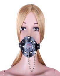 Harness Open Mouth O Ring Gag Stopper with Removable Cover Restraints Bondage Adult Games Sex Toys for Couples Oral Sex Products4485957