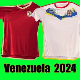 Thailand quality copa 2024 Venezuela soccer jerseys 2024 home red away white football kits National Soccer Team soccer shirts men and kids sets