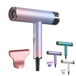 Dryers Foldable Strong Wind Hair Care Home Nanoscale Water Ions Hair Dryer Constant Temperature Hot And Cold Hair Styling Tool Gradient
