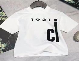 116 Years Kids Tshirts Famous designer t shirt Tops Tees boys girls embroidered letter cotton short sleeve Pullover clothes Whit2805562