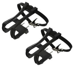 Bike Pedals 1 Set Spinning Pedal Antislip Bicycle Belt Fixed Gear Cycling Toe Clip Strap Accessories8068371