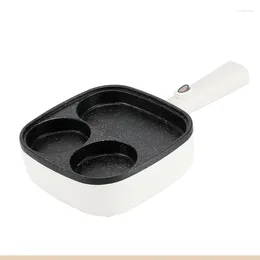 Pans 220V Home Plug In Breakfast Four Hole Egg Frying Pot Portable Non Stick Hamburger Fried Burger hine