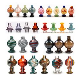 Smoking Accessories Cyclone carb cap Dome with spinning air hole Caps for Terp Pearl Quartz Banger Nail Bubbler Enai Dab Rig9981918