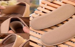 Sticky Fabric Shoe Pads Fabric Shoe Back Heel Inserts Insoles Pads Cushion Protect Back Heel Liner Grips4153666