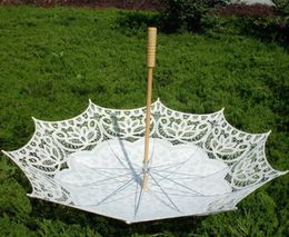 Lace Bridal Parasols Wedding Umbrella New Arrival Pography props 82cm Diameter 68CM length Beautiful Bridal Accessories6348859