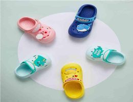 Style Kids Summer dinosaur slide infant Children baby boy Cute Slipper toddler Girls Soft Sole Sandals bebe s1549320