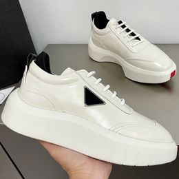 Alta qualidade primavera outono moda feminina tênis de corrida fundo grosso rendas couro casal sapatos esportivos casuais clássico etiqueta decoração design tamanho 35-45 para mulheres