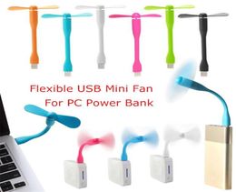 Flexible USB Mini Fan Portable Detachable Cooling Fan For PC Power Bank USB Devices8335059