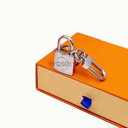 Keychains alloy lock design astronaut keychains designer keyring ring gift box packaging 240303