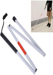 Trekking Poles Aluminium Foldable Reflective Cane Portable Anti Guide Walking Stick For Vision Impaired And Blind People Fold8925448