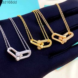 Pendant Necklaces Love necklace heart pendant designer Jewellery woman necklaces handbag circle charm luxury jewlery steel anniversary wedding gift womens necklac