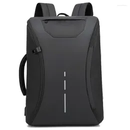 Backpack Detachable Business Computer Bag Waterproof Laptop Tablet Travel Storage Bags Shoulder Handbag USB Charging Schoolbag