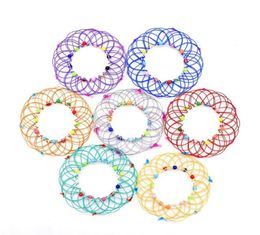 Fidget Toys Decompression Flexible Basket Soft Steel Magic Iron Ring Ornament Stress Relief Toy Juguetes Kids Gifts 02366929876