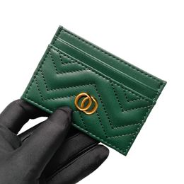Designer Card Holders new women High quality credit business card holder with packaging box Wallets genuine leather fashion travel classic wholesale D0037