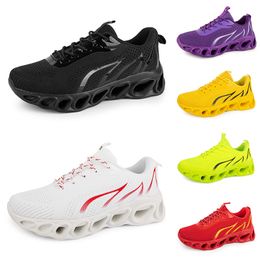 2024 men women running shoes Black White Red Blue Yellow Neon Grey mens trainers sports outdoor athletic sneakers GAI color57