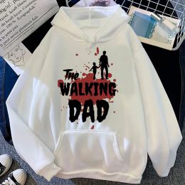 Sweatshirts the Walking Dead hoodies women sweat y2k 90s Pullover sweatshirts female anime tracksuit