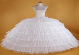 Women White Petticoats Super Puffy Ball Gown Slip Underskirt Wedding Formal Dress Drawstring 7 Hoops Long Crinoline Custom Made W7586968