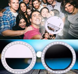 2019 selling LED Selfie Ring Light For iPhone For Xiaomi For Samsung Huawei Portable Flash Camera Phone Case Cover Pography9281784