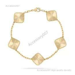 designer Jewellery bracelet Clover Bracelet Four Leaf Clover 18K Gold Love Bangle Pendant Sparkling Crystal Diamond for WomenGirl Wedding Mother' Day Jewellery with box