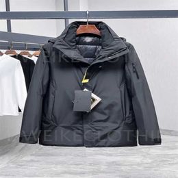 ARC Designer Men Jacket High-end Outdoor Sports Series Mens Super Warm European Standard White Duck Down Straight Charging Hooded Detachable TSYA