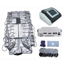 Far Infrared Pressotherapy Lymphatic Drainage Machine Infrared Thermal Blanket Body Wrap Blanket With EMS Electric Muscle Stimulat4683410