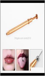 Microblading 4 Prongs Bead Holder Pick Up Tool Jewelry Bead Grasping Tool Golden Alloy High Precision Body Tattoo Piercing Tool 057589937