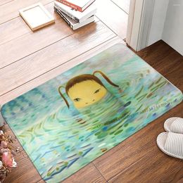 Carpets Yoshitomo Nara Bath Mat Wall Art Bathroom Doormat Kitchen Carpet Balcony Rug Home Decor