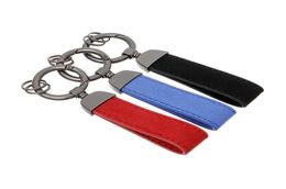 3D Red Black Blue MetalLeather Car Keychain Key Chain CarInterior For R M Tech S port M3 M5 X1 X3 E46 E39 E60 F30 E90 F10 F30 3144643