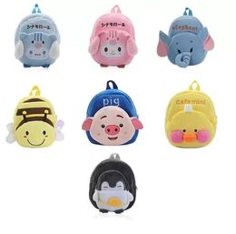ryggsäck 24 cm kawaii kuromi fyllda väskor djur barns tecknad casual ryggsäck söt ny liten plysch ryggsäck för kvinnor/barn
