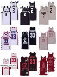 Moive Aughter 2 GIGI Gianna Jersey Maria Onore Lower Merion College Mcdonalds All American Breathable Pure Cotton Black Red White 4657567