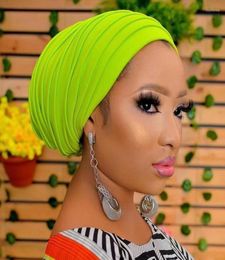 Ethnic Clothing Latest Exaggerated Multilayer Folding Cap 2022 Handmade African Nigerian Wedding Gele Women Braid Turbans Ladies 9838183