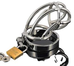 2022 Devices Latest S Size Male 304 Stainless Steel Bondage Belt Device Cock Cage Penis Ring Bdsm Fetish Sex Toy Product A0817069880