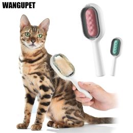 Grooming Cat Cleaning Comb Creative Design Cat Dog Grooming Comb with Water Tank Double Sided Comb Massage Remove Floating Hair for Cat