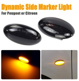 LED Side Marker Light Repeater Lamp For Peugeot 206 307 407 Partner Expert Citroen Berlingo Xsara Picasso Jumpy C1 C2 C3 C56015092