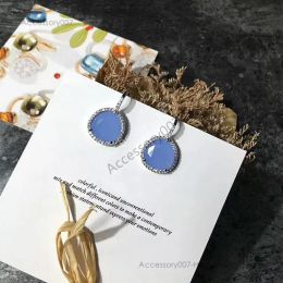 designer Jewellery earingdiamond stud dangle earring gemstone style triangle copper electroplating design Colour stone luxury designer Jewellery womens ear rings