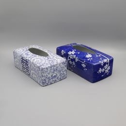 Tissue Paper Holder, Ceramic Box, Table Accessory, Home Decoration
