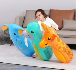 Tumbler Toys Baby Fitness Large Children Boxing Exercise Inflatable Puzzle 240223